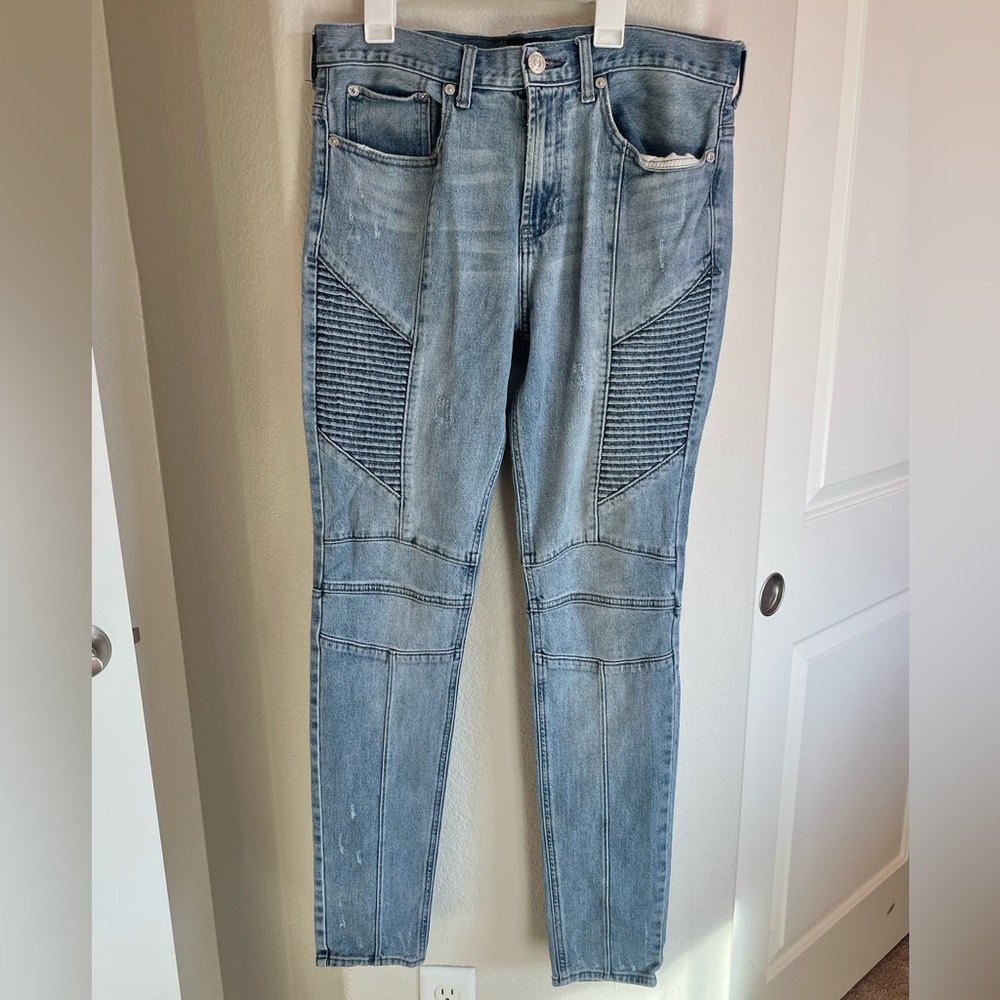 PacSun Blue Distressed Skinny Jeans / Men’s